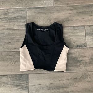 Live the process crop top
